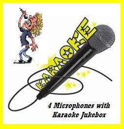 Karaoke Jukeboxes Have 4 Microphones
